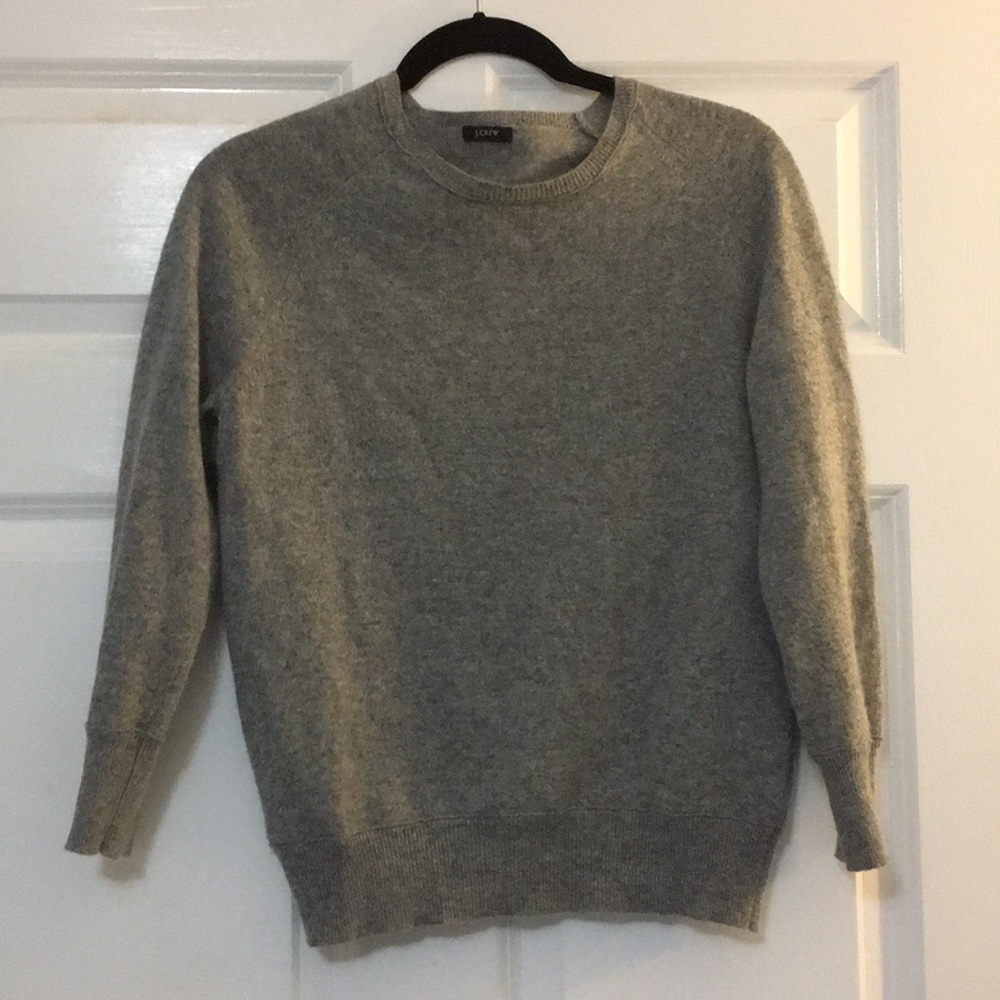 J.Crew Grey sweater.